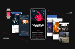 Soco social media on phones