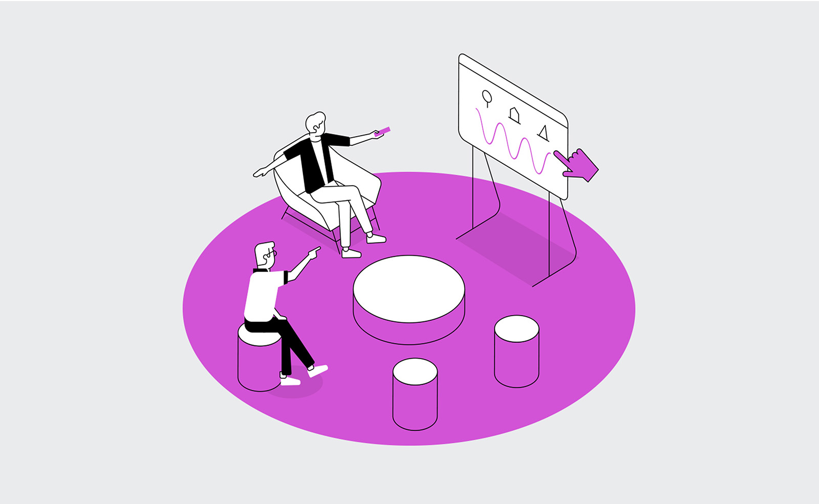 Cisco Future Office detail illustration