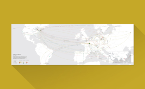 Vitra Design Museum designers migration map