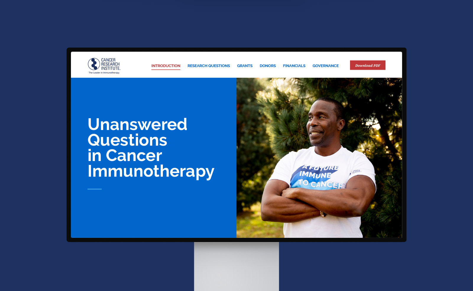 An organization dedicated to treating and curing cancer.